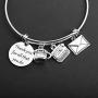 TIIMG Secretary Gift Administrative Assistant Bracelet Thank You for All That You Do Bracelet Coworker Leaving Gift Retirement Gift for Her