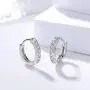 Zittop 1pair Sterling Silver S925 Earrings Inlaid Dangle Earrings Female Zittop 1pair Sterling Silver S925 Earrings Inlaid Dangle Earrings Female
