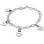MyNameNecklace Personalized Link Bracelet with Engraved Dangle Heart Shape Charms Sterling Silver 925 or Gold Plating - Custom Made Mothers Jewelry Gift MyNameNecklace Personalized Link Bracelet with Engraved Dangle Heart Shape Charms Sterling Silver 925 or Gold Plating - Custom Made Mothers Jewelry Gift