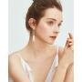 FIBO STEEL Quartz Stone Dangle Earrings for Women Healing Chakra Gemstone Earring Healing Crystal Earring Jewelry Set