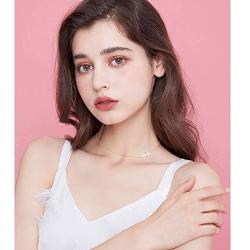 S925 Sterling Silver Jewelry Sideways Cross Choker Necklace 14 inches to 18 inches