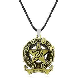 KANGSHUN JoJo Bizarre Adventure Golden Wind Necklace Jewelry - JoJo Stand Arrow Requiem Arrow Pendant with Gift Box, Professional Quality, for Boys Girls