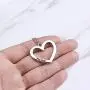 SIVITE Best Friends Forever Necklace Hollow Heart Pendant Necklace for 3 Pieces BFF Friendship Necklace