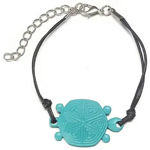 HANRESHE Miracle Turtle Transformation Charm Bracelet Carapace Turtle Ladybug Cat Noir Anime Costume Kids Jewelry Bohemia Chain Bracelet for Kidss Gift HANRESHE Miracle Turtle Transformation Charm Bracelet Carapace Turtle Ladybug Cat Noir Anime Costume Kids Jewelry Bohemia Chain Bracelet for Kidss Gift