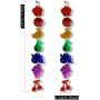DAMLENG Unique Handmade Lightweight Acrylic Fruits Dangle Drop Earrings Cute Long Tassel Apple Banana Cherry Earrings for Women Girls Statement Jewelry Gifts