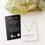 HONEYCAT Milky Way Disc Chain Necklace in Gold, Rose Gold, or Silver | Minimalist, Delicate Jewelry