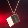 DMC 5 V Poetry Notebook Necklace Pendant Copper Open Enable Jewelry Devil May Cry 5 Halloween Cosplay Accessories