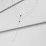 Silpada Double-Y Reversible Lariat Necklace with Compressed Turquoise in Sterling Silver