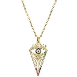 cmoonry Gold Chain Necklace for Women Fashion Evil Eye Necklace Women Girl Necklace Lucky Jewelry Friendship Gift