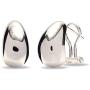 LeCalla Sterling Silver Jewelry Omega Back Earrings for Women Teen