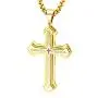 OLEVS Mens Cross Pendant Necklace Large Stainless Steel Cross Pendant Necklace for Men OLEVS Mens Cross Pendant Necklace Large Stainless Steel Cross Pendant Necklace for Men
