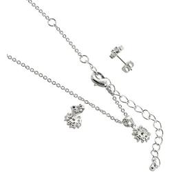 Montana Silversmiths Simply Brilliant Flower Jewelry Set