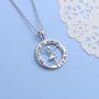 Inspirational Jewelry Sterling Silver She Believed She Could So She Did Love Heart Necklace,18''