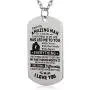FAYERXL Hand Stamped Dog Tag-You are Braver Than You Believe-Pendant Necklace Inspirational Gifts for Son Daughter…