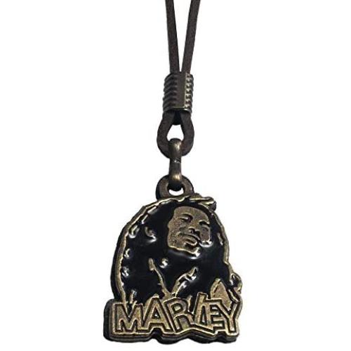 EBSEM Music Legends Necklace, Genuine Leather Cord Surfer Jewelry for Men & Women