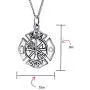 Personalized Medal Firefighter Fire Dept Shield Medallion Pendant Necklace For Women Firemens Wife 925 Sterling Silver Personalized Medal Firefighter Fire Dept Shield Medallion Pendant Necklace For Women Firemens Wife 925 Sterling Silver