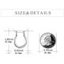 POPLYKE Ring Holder Necklace 925 Sterling Silver Ring Keeper Pendant Jewelry Gifts for Women