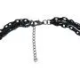 Deluxe Gothic Crosses Retro 80 Madonna Multilayer Black & Gunmetal Chain Long Multi Strand Necklace