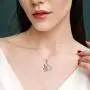 Mother Daughter/Son Necklace Sterling Silver Love Heart Pendant Necklace Always My Daughter/Son Forever My Friend Jewelry Gifts for Women Daughter/Son