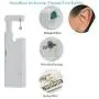 2 Pcs 20G Clear Cubic Zirconia Stud Earrings with Ear Stud Kits 2 Pcs 20G Clear Cubic Zirconia Stud Earrings with Ear Stud Kits