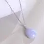 iSTONE 925 Sterling Silver Natural Gemstone Ladies Pendant Necklace, Gemstone Birthstone with 18'' Silver Chain iSTONE 925 Sterling Silver Natural Gemstone Ladies Pendant Necklace, Gemstone Birthstone with 18'' Silver Chain