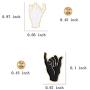 VU100 2Pcs Distance Matching Pinky Promise Enamel Pin Set Sisters Couple Brooches Pins Mom Daughter Gifts for Women Teen Girls BFF Boyfriend Girlfriend, Lovely Clothing Bags Jackets Accessories