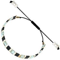 Mrsrui Women Fashion Beading Bracelet Handmade Braided Adjustable for Women