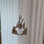Mickey Mouse/Beauty Beast/Castle Necklace for Women/Teenagers - Silver/Gold/Rose Gold Trendy Plated Character Pendant Necklace Jewelry - Mall of Style