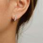 Hoop Earring 14K Plated Cuff Hoop Earrings Small Huggie Earrings Dainty Jewelry Gift for Women