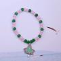 Detailed Alpha Kappa Alpha Paraphernalia Sorority Gifts Ivy Charm Bracelet Gift for Her