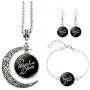 Panic! at The Disco Band Logo Moon Pendant Necklace, Earrings, Bracelet, Charms Gift (A) Panic! at The Disco Band Logo Moon Pendant Necklace, Earrings, Bracelet, Charms Gift (A)
