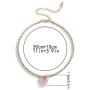 Jeairts Butterfly Necklace Gold Crystal Choker Necklaces Short Fashion Minimalist Pendant Necklace Chain Jewelry for Women and Girls