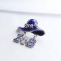 TongXin Zeta Phi Beta Sorority Paraphernalia Gift for Women 1920 ZPB Rhinestone Brooch Pin Greek Sorority Jewelry Gift for Finer Women