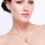 Uloveido Girls Cute White Dolphin Pendant Necklace for Women Silver Color Created Pearl Necklace for Mom Girlfriend Mother Day Birthday Jewelry Gift N1076