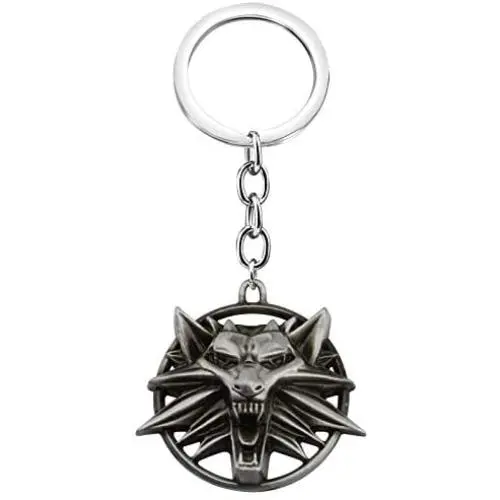 SEIRAA Wolf Keychain The Wolf Fans Gifts Wolf Head Medallion Pendant SEIRAA Wolf Keychain The Wolf Fans Gifts Wolf Head Medallion Pendant