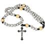 CB Athlete Protection Baseball (Softball) Shape Bead 20 Inch Corded Athletic Wear Sports Rosary