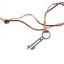 Key Necklace Pendant Cosplay Prop Zine-alloy Accessories Halloween for Men Women