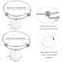 AGR8T Bangle Bracelets Teacher Appreciation Gift Teacher Day Women Jewelry Birthday Gift Stainless Steel 3PCS