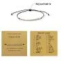 TAMHOO 10 Pcs Morse Code Bracelets for Women - Handmade Bead String Bracelet for Teens -Morse Code Bracelet for Men - Inspirational Morse Code Jewelry Gift for Women