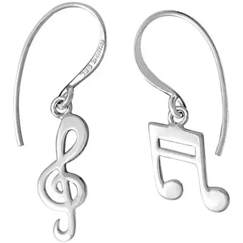 Boma Jewelry Sterling Silver Music Note & Treble Clef Earrings Boma Jewelry Sterling Silver Music Note & Treble Clef Earrings
