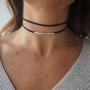 Relbcy Vintage Velvet Choker Necklace Black Tube Necklaces Festival Necklace Jewelry Accessories for Women and Girls