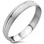 555Jewelry Womens Stainless Steel Two Tone Glitter Swirl Fashion Bangle Bracelet 555Jewelry Womens Stainless Steel Two Tone Glitter Swirl Fashion Bangle Bracelet