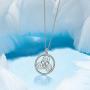 Besilver Celtic Triskele Lion of Judah Magen David Star Pendant Necklace for Men Woment Sterling Silver Celtic Cross Jeuse Faith Religious Amulet Jewelry