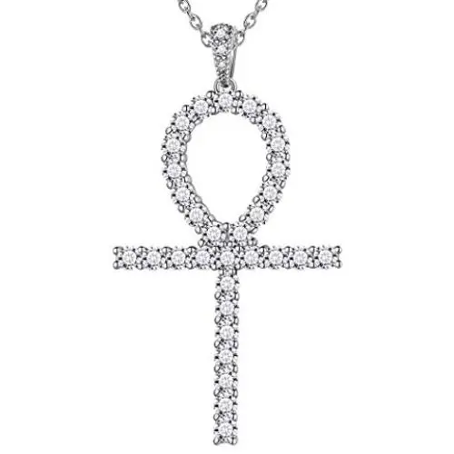 Egyptian Ankh Earrings Cubic Zirconia Iced Out Ankh Cross Earrings for Mens Women 925 Sterling Silver/Black Metal/18K Gold Plated Key of Life Dangle Drop Earrings Amulet Symbol Religious Jewelry Egyptian Ankh Earrings Cubic Zirconia Iced Out Ankh Cross Earrings for Mens Women 925 Sterling Silver/Black Metal/18K Gold Plated Key of Life Dangle Drop Earrings Amulet Symbol Religious Jewelry