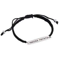 KUIYAI Hakuna Matata No Worries Macrame Bracelet Inspired Gift