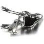 Xusamss Punk Titanium Steel Deer Head Pendant Skull Necklace With 24'' Chain Xusamss Punk Titanium Steel Deer Head Pendant Skull Necklace With 24'' Chain