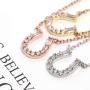 Soulink Sparkling Lucky Horseshoe Necklace