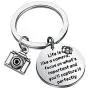 FUSTMW Photographer Gift Camera Charm Keychain Wedding Photographer Gift Camera Jewelry Gifts for Videographer Inspirational Gift FUSTMW Photographer Gift Camera Charm Keychain Wedding Photographer Gift Camera Jewelry Gifts for Videographer Inspirational Gift