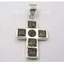 SilverStarJewel Smoky Quartz tcw 2.9 Cross Necklace Pendant 1.2'' Sterling Silver SilverStarJewel Smoky Quartz tcw 2.9 Cross Necklace Pendant 1.2'' Sterling Silver