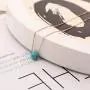 MISS RIGHT Dainty Chakra Gemstone Ball Beaded Charm Orgone Pendant Necklace Gold Plated Rose Quartz Amethyst Opal Lapis Turquoise Jewelry for Women Girls
